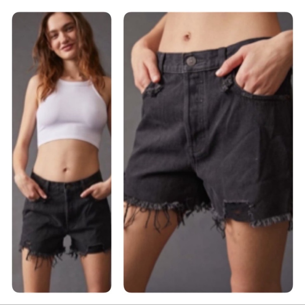 Free People MAKAI CUT OFF DENIM SHORTS SIZE 26